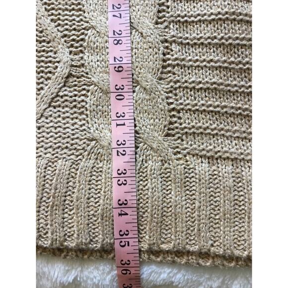 Anthropologie Amadi Cedar Cable-Knit Sweater Dress - Picture 13 of 14